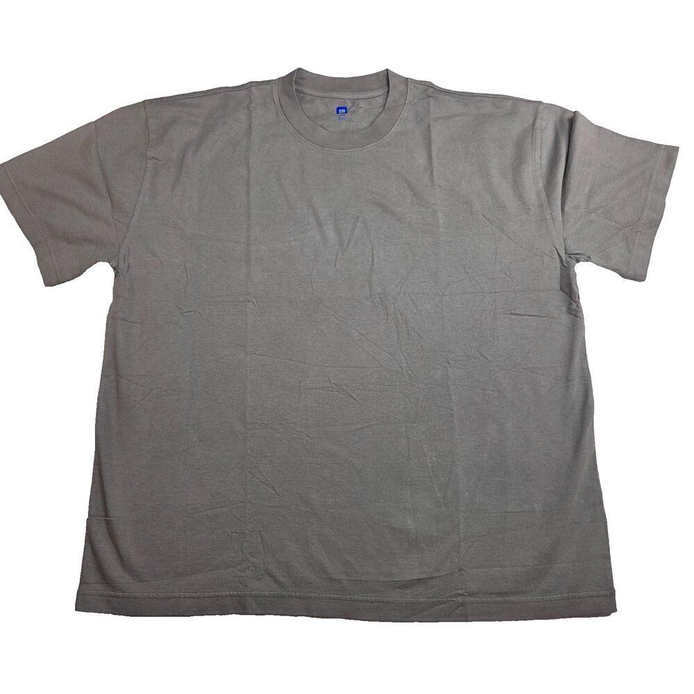 YZY T-Shirt XL Gray Oversized Minimalist Streetwear Men
